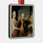 Kaiser Joseph II Silbernes Ornament (Rechts)