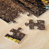 Kaiser Justinian Byzantinisches Mosaiksymbol Puzzle (Seite)