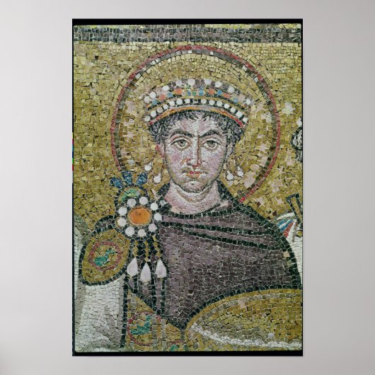 Kaiser Justinian I. c.547 AD Poster (Vorne)