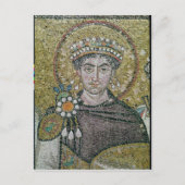 Kaiser Justinian I. c.547 AD Postkarte (Vorderseite)