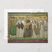 Kaiser Justinian I Postkarte (Vorne/Hinten)