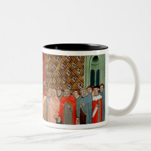 Kaiser Justinian und sein Gericht Zweifarbige Tasse