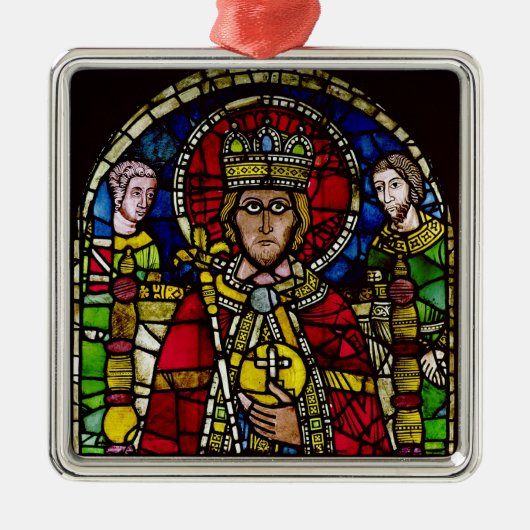 Kaiser Karl der Große Ornament Aus Metall (Vorne)