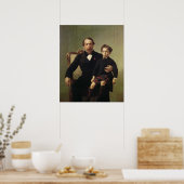Kaiser Louis-Napoleon Bonaparte und sein Sohn Poster (Küche)
