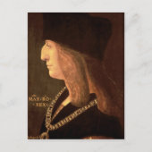 Kaiser Maximilian I. , 1502 Postkarte (Vorderseite)