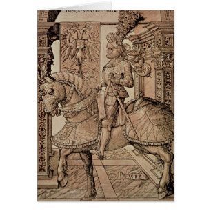 Kaiser Maximilian I ein Pferd, 1518 reiten
