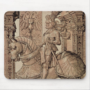 Kaiser Maximilian I ein Pferd, 1518 reiten Mousepad
