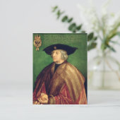 Kaiser Maximilian I Postkarte (Stehend Vorderseite)