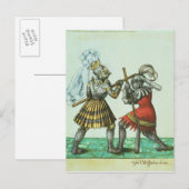 Kaiser Maximilian I. Postkarte (Vorne/Hinten)