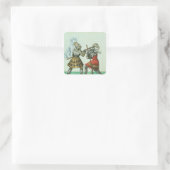 Kaiser Maximilian I. Quadratischer Aufkleber (Tasche)