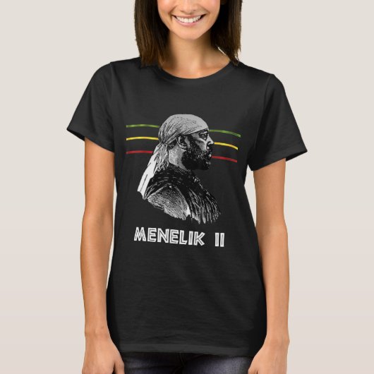 Kaiser Menelik II. T-Shirt (Vorderseite)