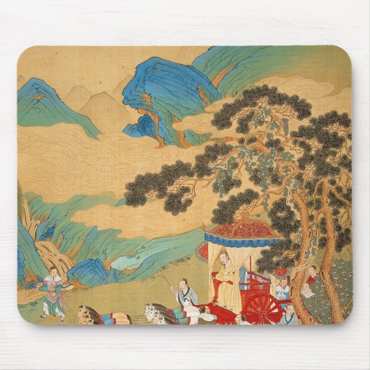 Kaiser MU Wang der Chou-Dynastie herein Mousepad (Vorne)