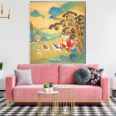 Kaiser Mu Wang von der Chou-Dynastie in Leinwanddruck (Insitu (Wohnzimmer))