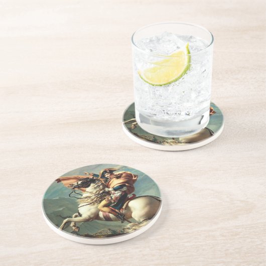 Kaiser Napoleon Boneparte von Frankreich Sandstein Untersetzer (Seite)