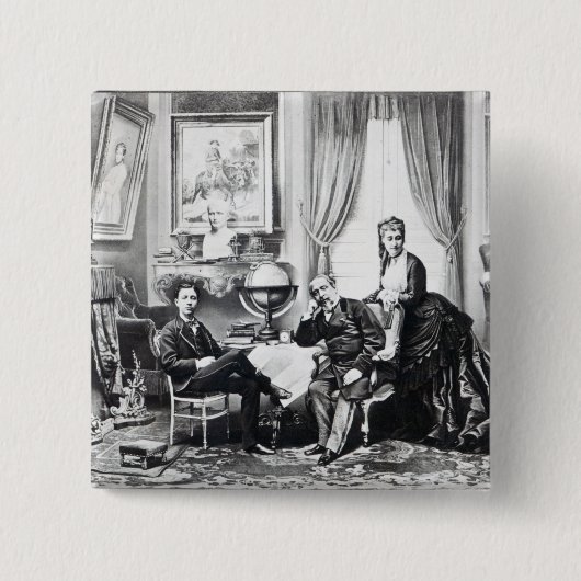 Kaiser Napoleon III Button (Vorderseite)