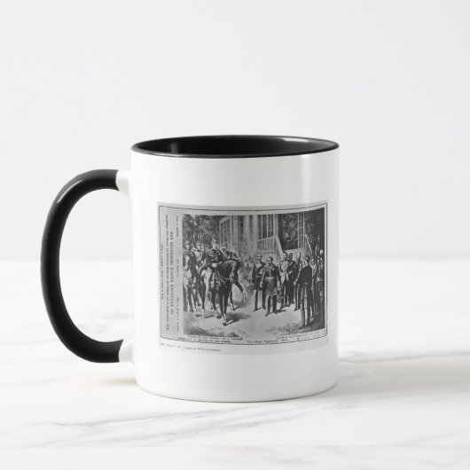 Kaiser Napoleon III und Kaiser Wilhelm I Tasse (Links)