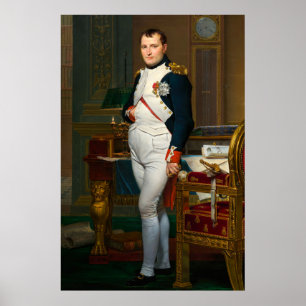 Kaiser Napoleon in seinem Studium an den Tuilerien Poster