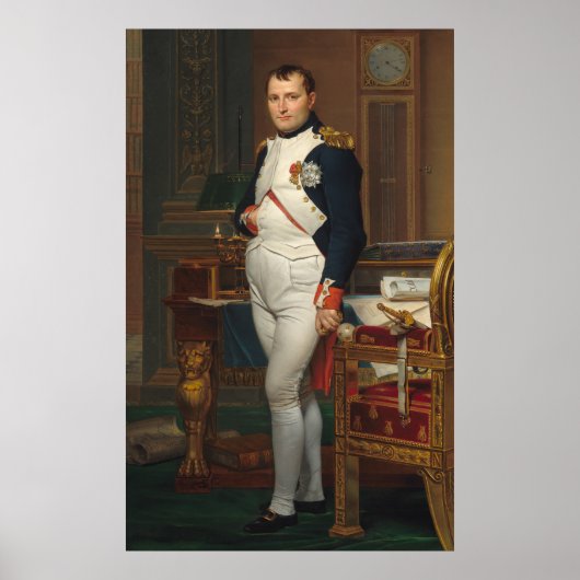 Kaiser Napoleon in seinem Studium an den Tuilerien Poster (Vorne)