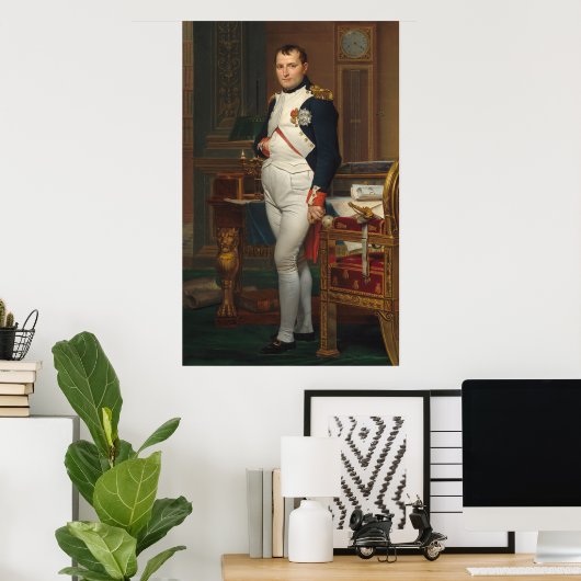 Kaiser Napoleon in seinem Studium an den Tuilerien Poster (Heimbüro)