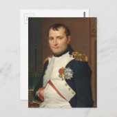 Kaiser Napoleon in seinem Studium an den Tuilerien Postkarte (Vorne/Hinten)