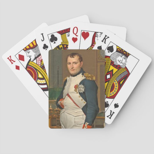Kaiser Napoleon in seinem Studium an den Tuilerien Spielkarten (Rückseite)