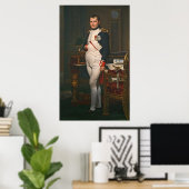 Kaiser Napoleon in seinem Studium in der Tuilerie Poster (Heimbüro)