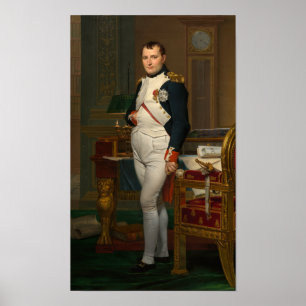 Kaiser Napoleon in seiner Studie beim Tuileries Poster