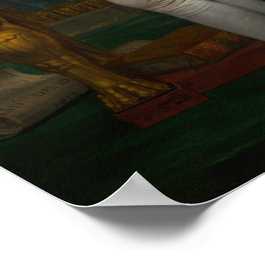 Kaiser Napoleon in seiner Studie von David - Poste Poster (Ecke)