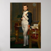 Kaiser Napoleon in seiner Studie von David - Poste