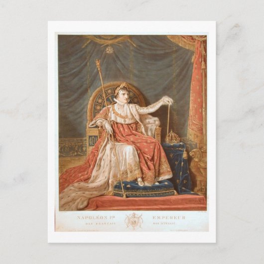 Kaiser Napoleon Postkarte (Vorderseite)