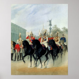 Kaiser Nicholas I. und Großherzog Alexander Poster