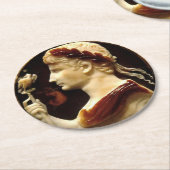 Kaiser Octavian Augustus Roman Empire Cameo Runder Pappuntersetzer (Angewinkelt)