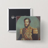 Kaiser Pedros II von Brasilien Button (Vorne & Hinten)