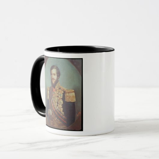 Kaiser Pedros II von Brasilien Tasse (Vorderseite Links)
