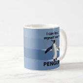 Kaiser Penguin Animal Funny Kaffeetasse (VorderseiteRechts)
