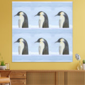 Kaiser Penguin Canvas Print Leinwanddruck (Insitu (Wohnzimmer))