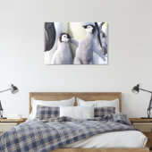 Kaiser Penguin Chick Leinwanddruck (Insitu (Schlafzimmer))