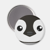 Kaiser Penguin Chick Magnet (Vorderseite/Rückseite)