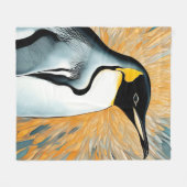 Kaiser Penguin Fleecedecke (Vorderseite (Horizontal))