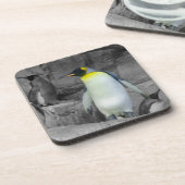 Kaiser Penguin Getränkeuntersetzer (Linke Seite)