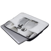 Kaiser Penguin Hühner auf Eis in der Antarktis Laptopschutzhülle (Vorne Knopf)