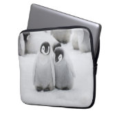 Kaiser Penguin Hühner auf Eis in der Antarktis Laptopschutzhülle (Vorderseite Links)