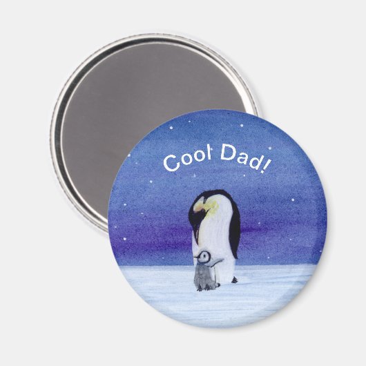 Kaiser Penguin Magnet (Vorderseite/Rückseite)