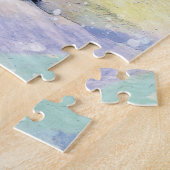 Kaiser Penguin mit Babykick Wasserfarbe Puzzle (Seite)