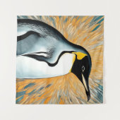 Kaiser Penguin Wandteppich (Vorderseite (Horizontal))