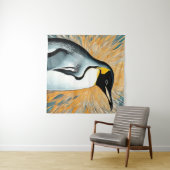 Kaiser Penguin Wandteppich (Beispiel (Horizontal))