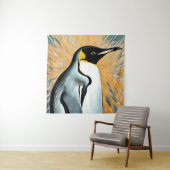 Kaiser Penguin Wandteppich (Beispiel)