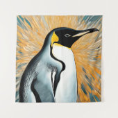 Kaiser Penguin Wandteppich (Vorderseite)