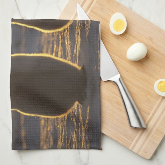 Kaiser Penguins Geschirrtuch (Viertel Falte)