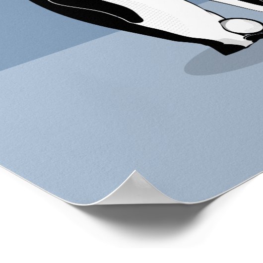 Kaiser PENGUINS Poster (Ecke)